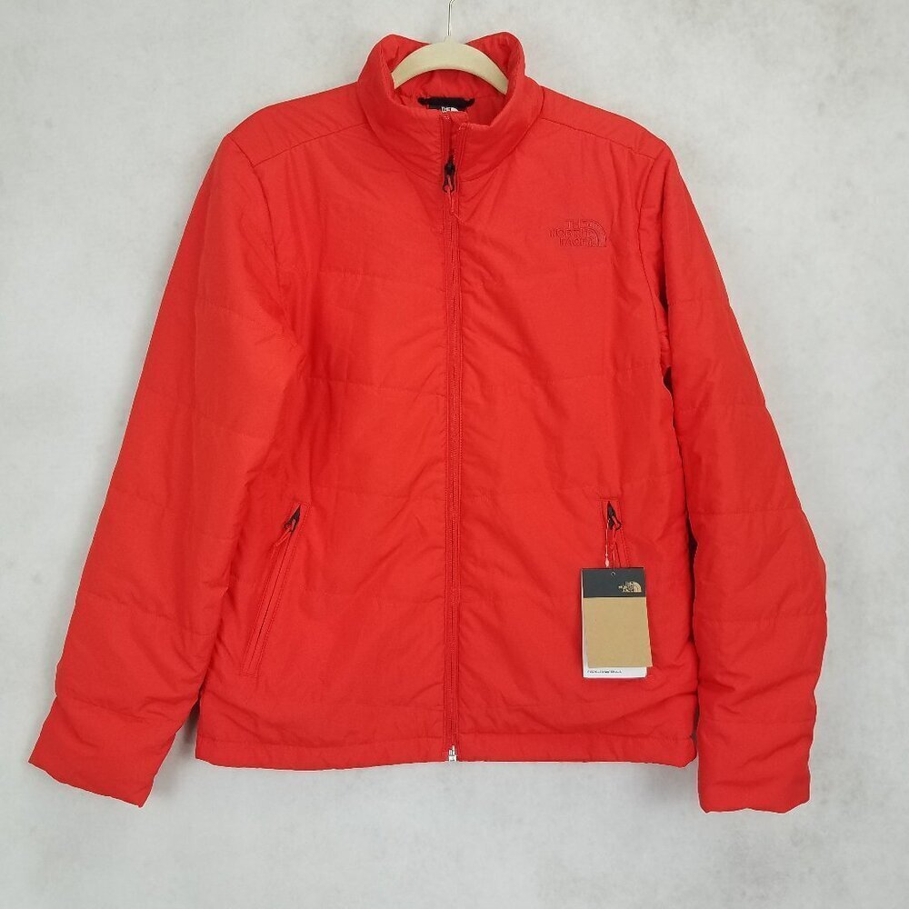 NEW The North Face Men's S Junction Insulated Light Jacket in Fiery Red NWT